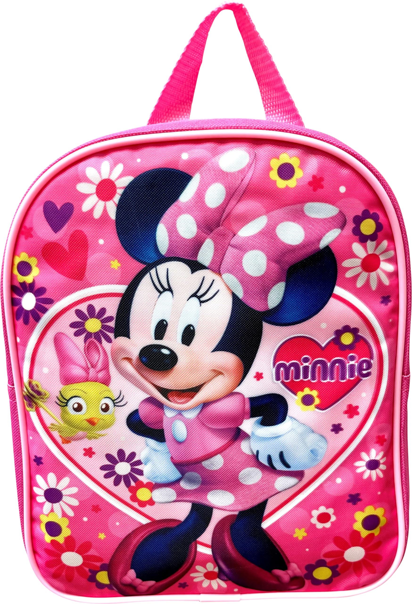 Disney/Marvel Kids Licensed 10" Mini Backpack (Minnie mouse-Pink)