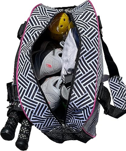 Miniatura 4 de Pickleball - "Unrivaled" - Bolsa de lona premium con bolsillo lateral para mujer, hecha exclusivamente para pickleball. Incluye una "funda de palo"