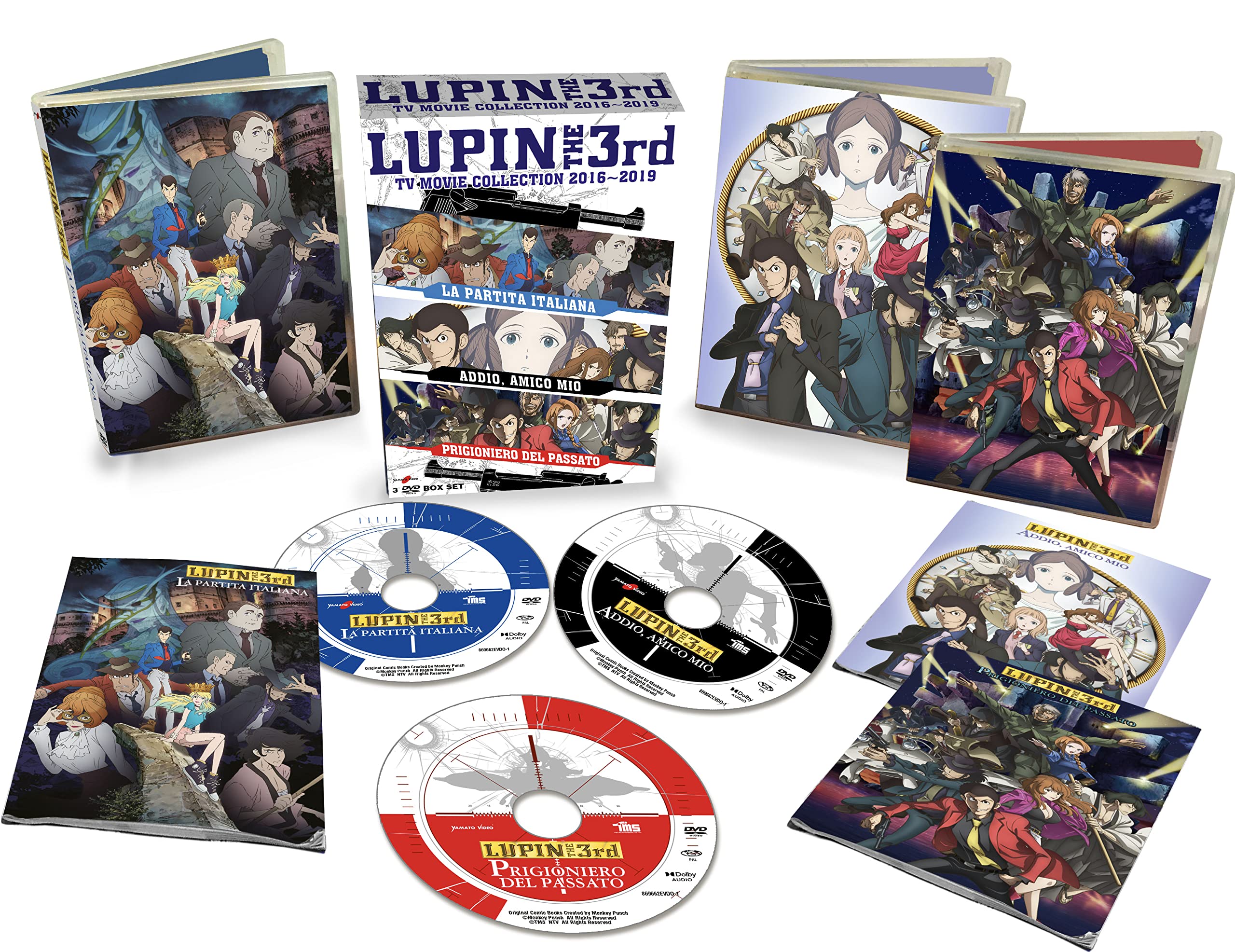 Lupin III -Tv Movie Collection "2016-2019"(3 Dvd)