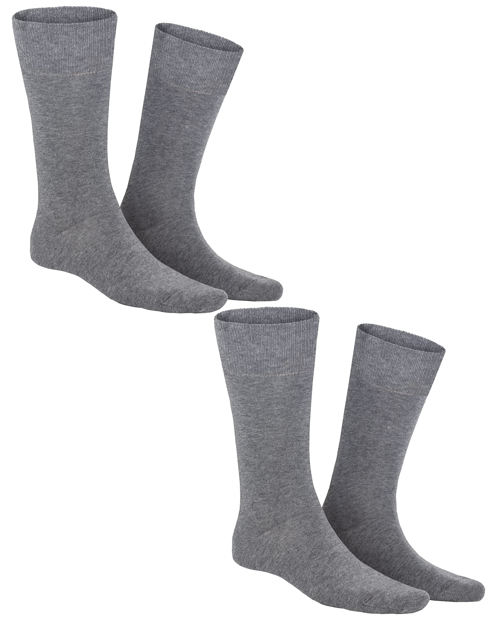 KUNERT Herren Socken Comfort Cotton 2-Pack druckfreier Bund