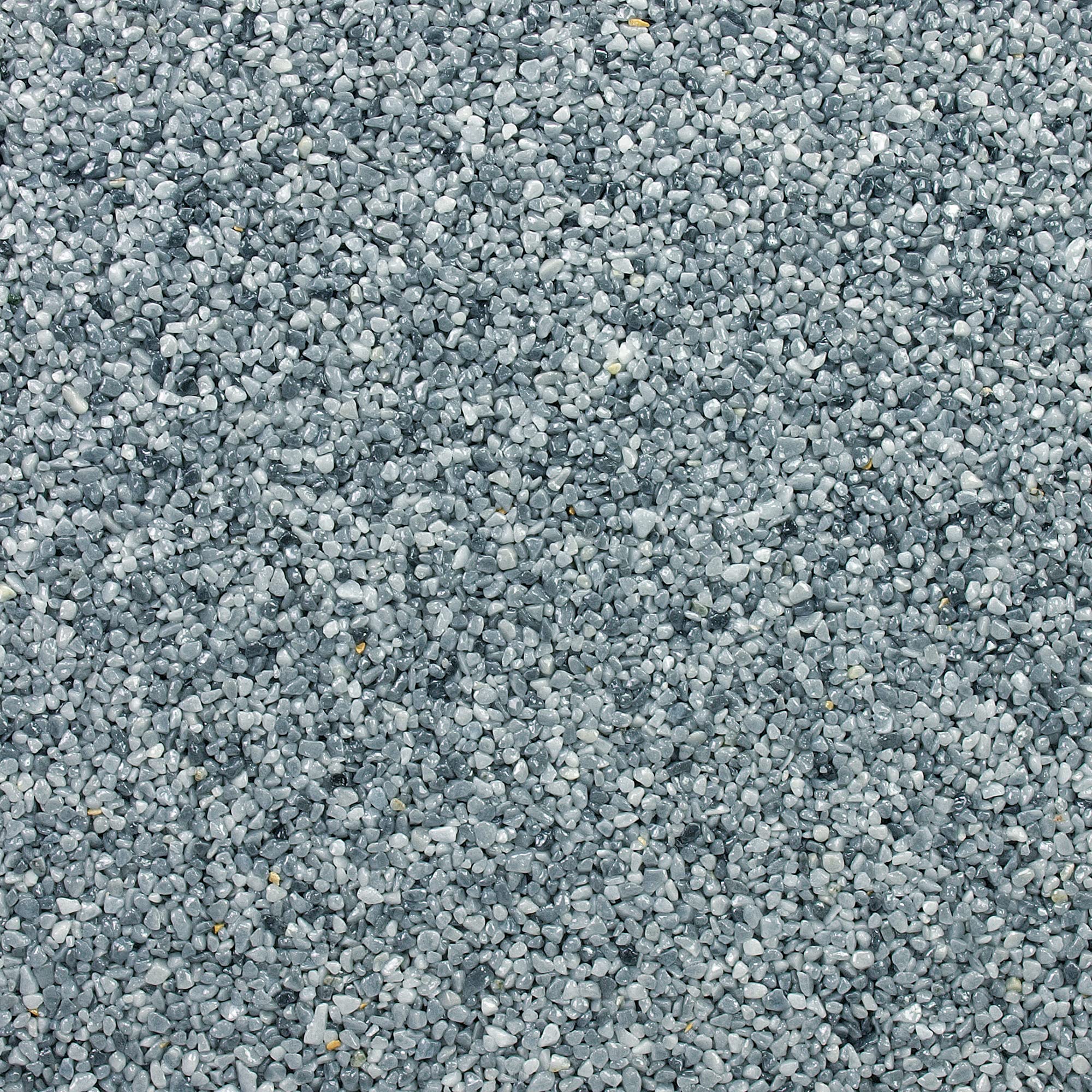 Isolbau Steinteppich Aussen Komplettset Marmorkies 25kg + Bindemittel bis 2,5m² Ice Blue 1/4mm Epoxidharz Terassenboden Natursteinboden Marmorkies Bodenbelag Steinboden, Marmorstein, Innen Außen