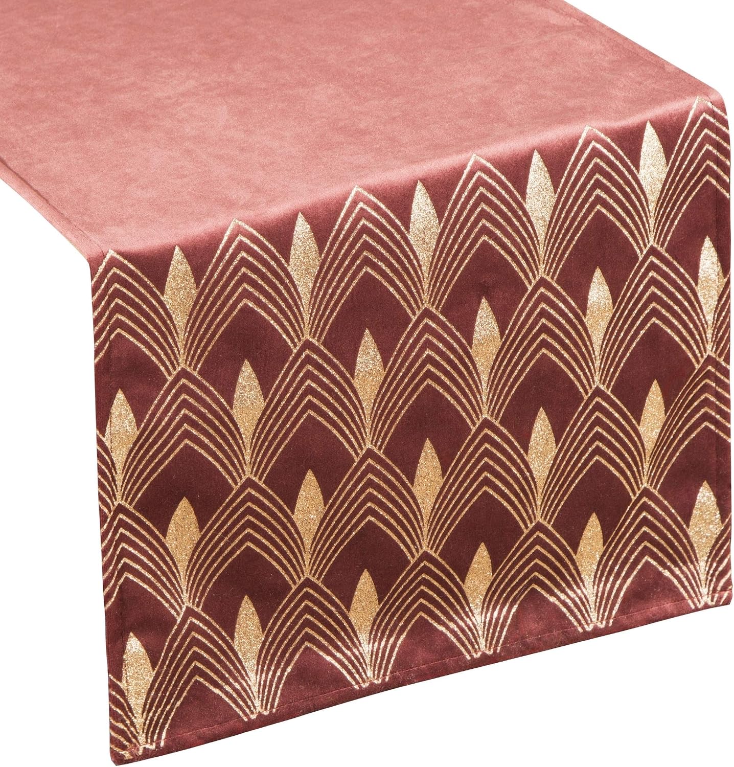 Eurofirany tablecloth table runner velvet geometric pattern table decoration table runner table cloth velvet elegant 1 piece