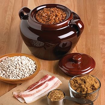 Amazon.com: Fox Run 0350 Stoneware Bean Pot, 9.75