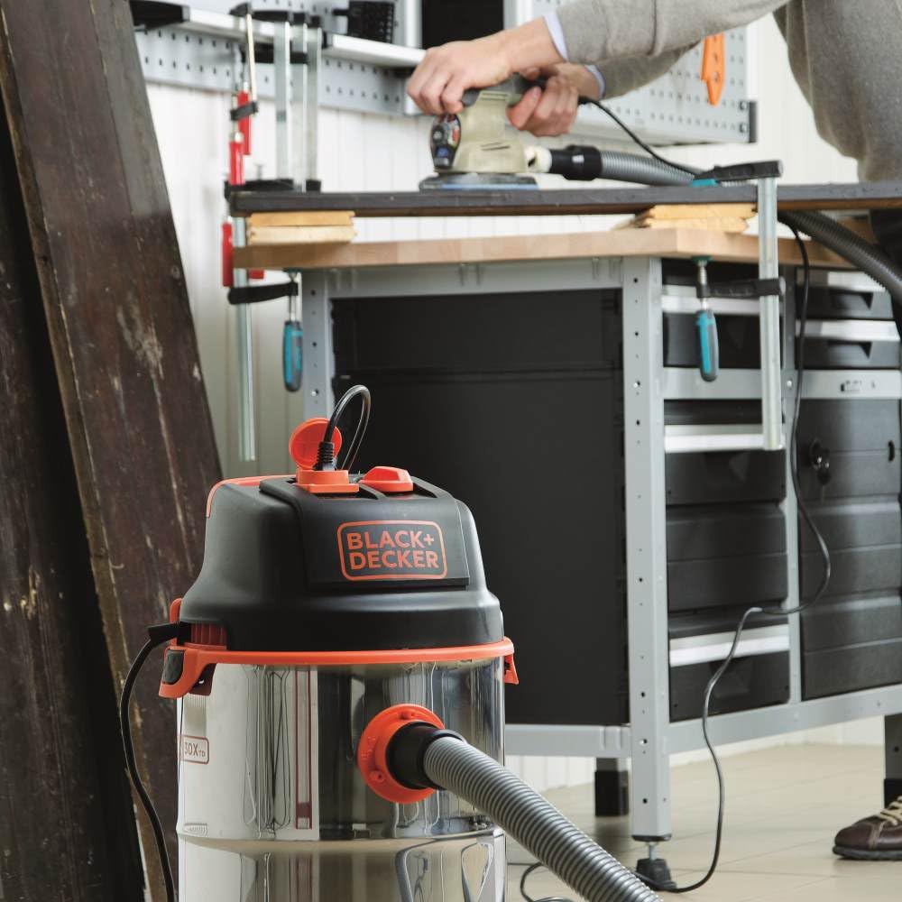 BLACK+DECKER Aspirateur Solides et Liquides BXVC30XTDE 1600 W 30 litres