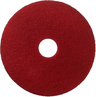 Scotch-Brite™ Floor Pads, Red, 380 mm, 5/Case