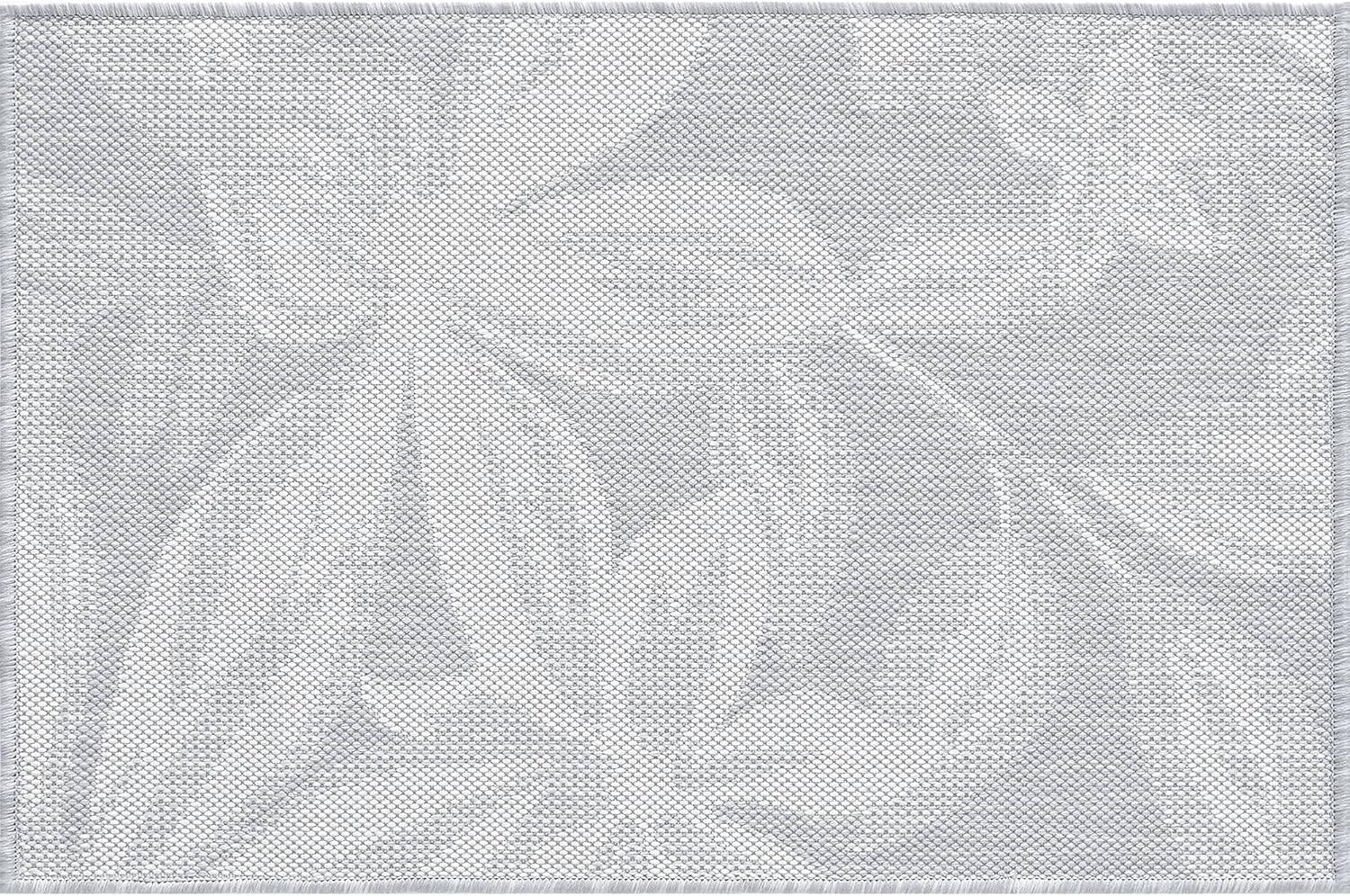 Edda Gray Water Resistant 2x3 Small Indoor Outdoor Rug | Outdoor Rugs for Patios, Deck, Porch, Entry, Entryway | Outside Area Rug | Outdoor Patio Rug