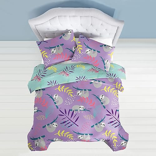 Miniatura 9 de dream FACTORY Sharks - Juego de ropa de cama de algodón para niños, tamaño individual, 2 piezas, color azul marino