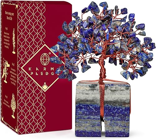 Miniatura 26 de Árbol de la vida de cristal curativo de 7 chakras, árboles bonsái hechos a mano para energía positiva, dinero y buena suerte, árbol para decoración