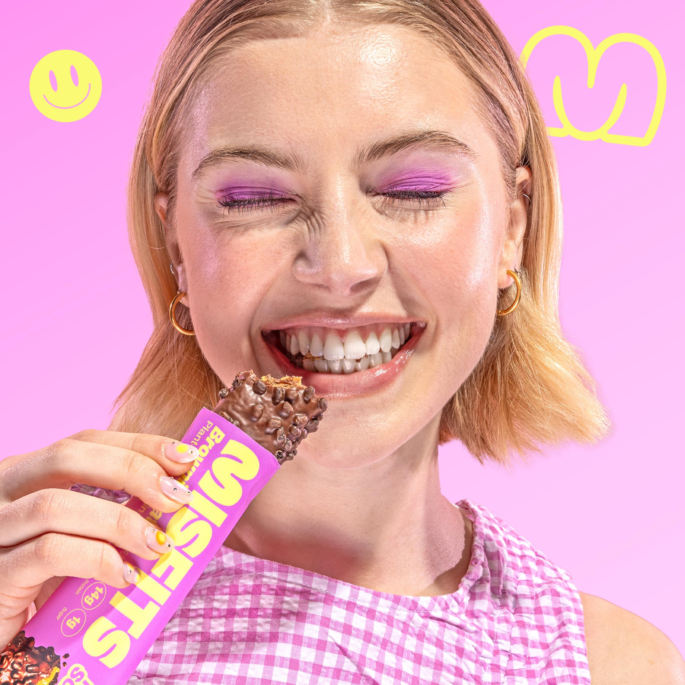 Misfits High Protein Bar, Brownie Batter, Gluten Free, Non GMO