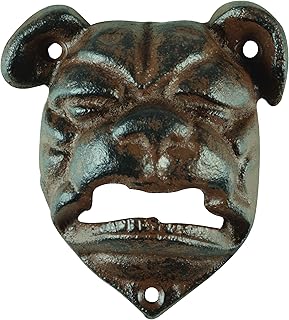 Esschert Design tt204 - Apribottiglie serie Bulldog, colore: Marrone anticato