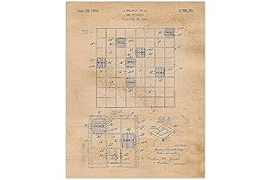 Vintage Scrabble Board Game Patent Prints for Inspiration