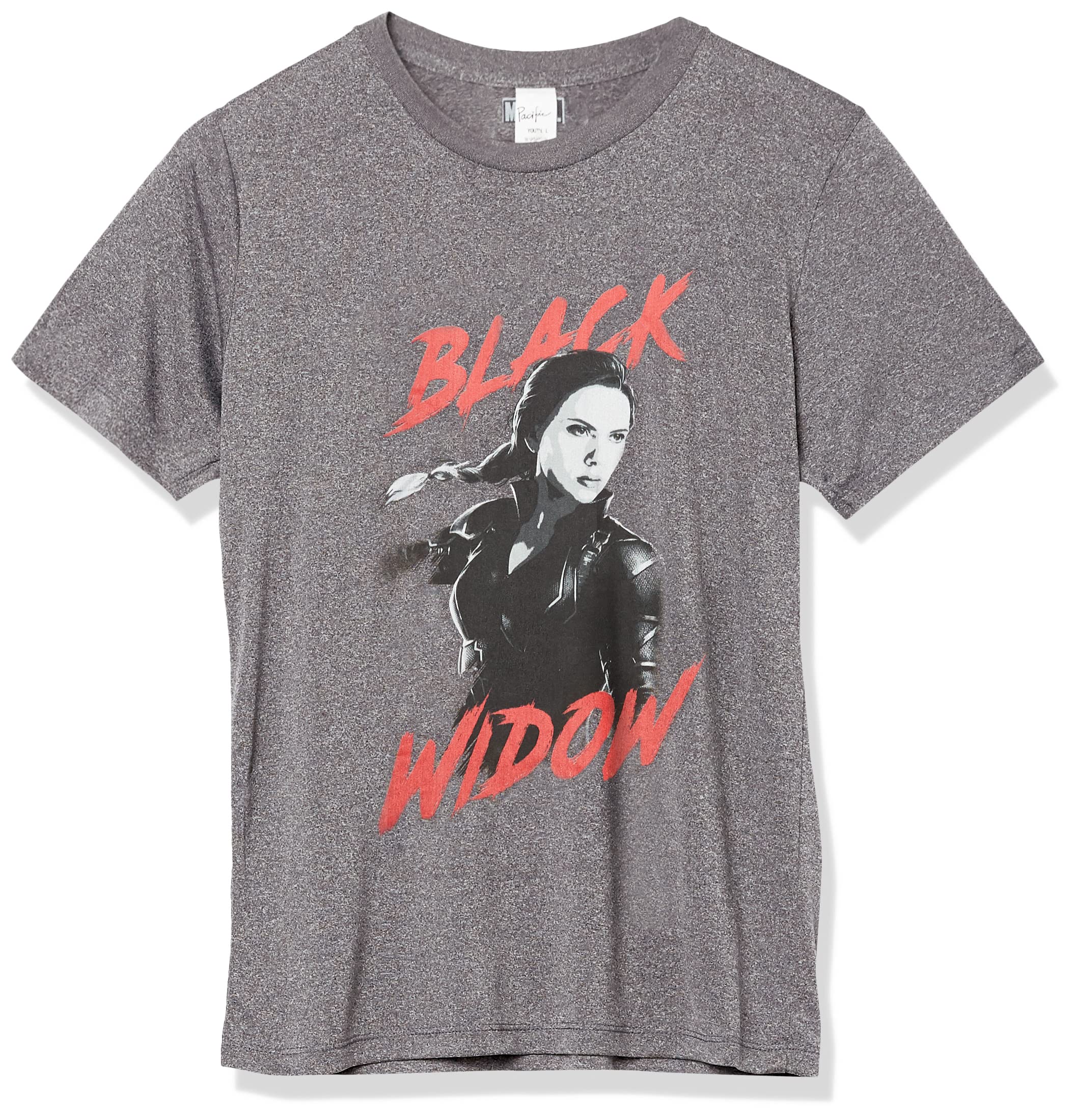 T-shirt Marvel manches courtes garçon imprimé graphique Black Widow - 3