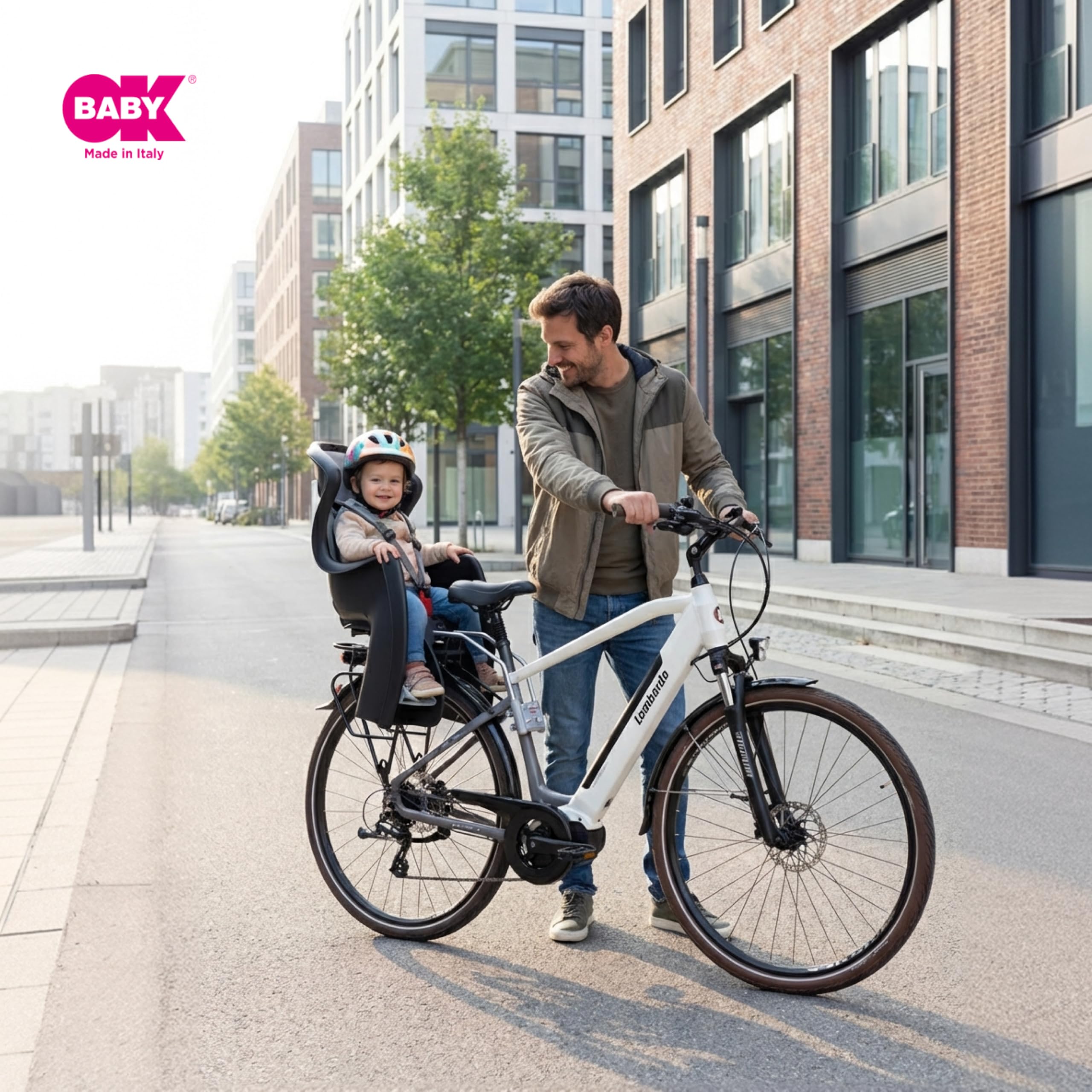 Ok Baby - Baby Shield - Kindersitz für hinten Schwarz