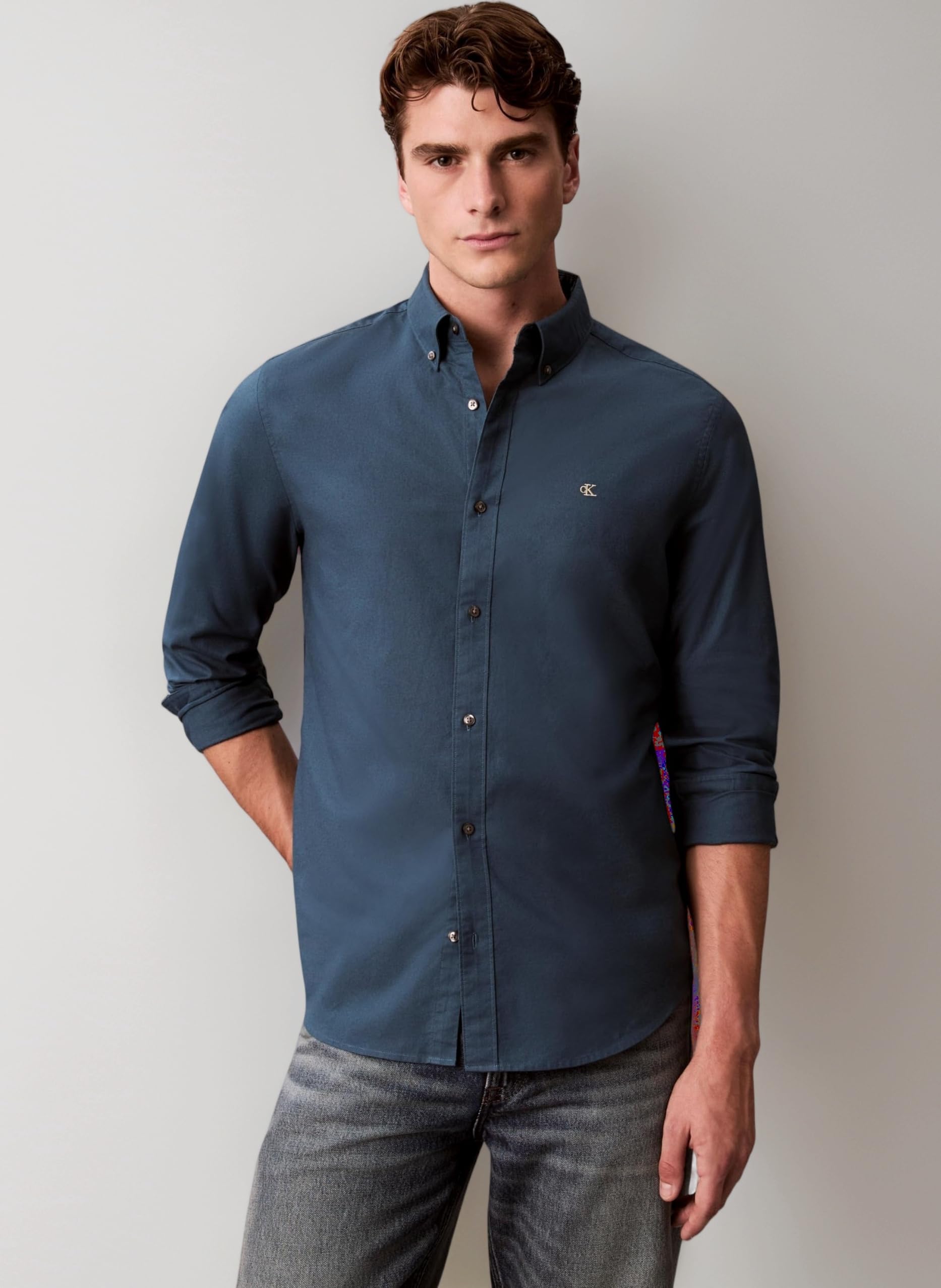 Men's Classic Solid Oxford Shirt
