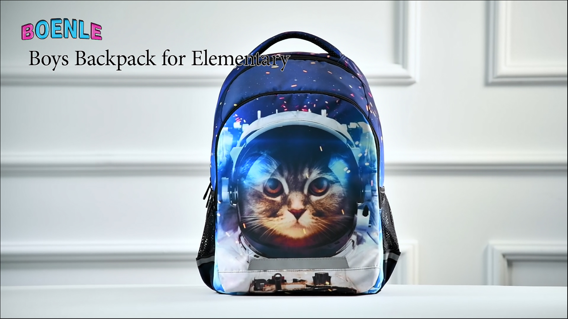 Showudesigns Cat Backpack For Kids & Teens – Funny Animal School Bag With Multiple Pockets