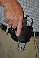 Vista 7 de Funda de piel negra para pistola Beretta Cougar serie 8000