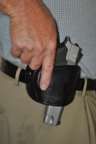 Miniatura 7 de Funda de piel negra para pistola Beretta Cougar serie 8000