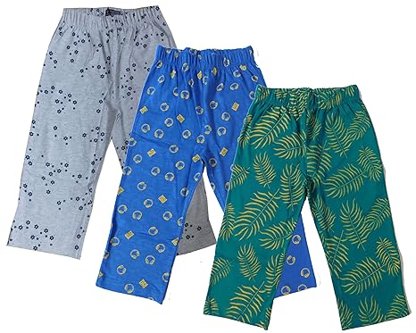 PP Jeans Girls Regular Fit Capri Pants Cotton Printed Capri Kids