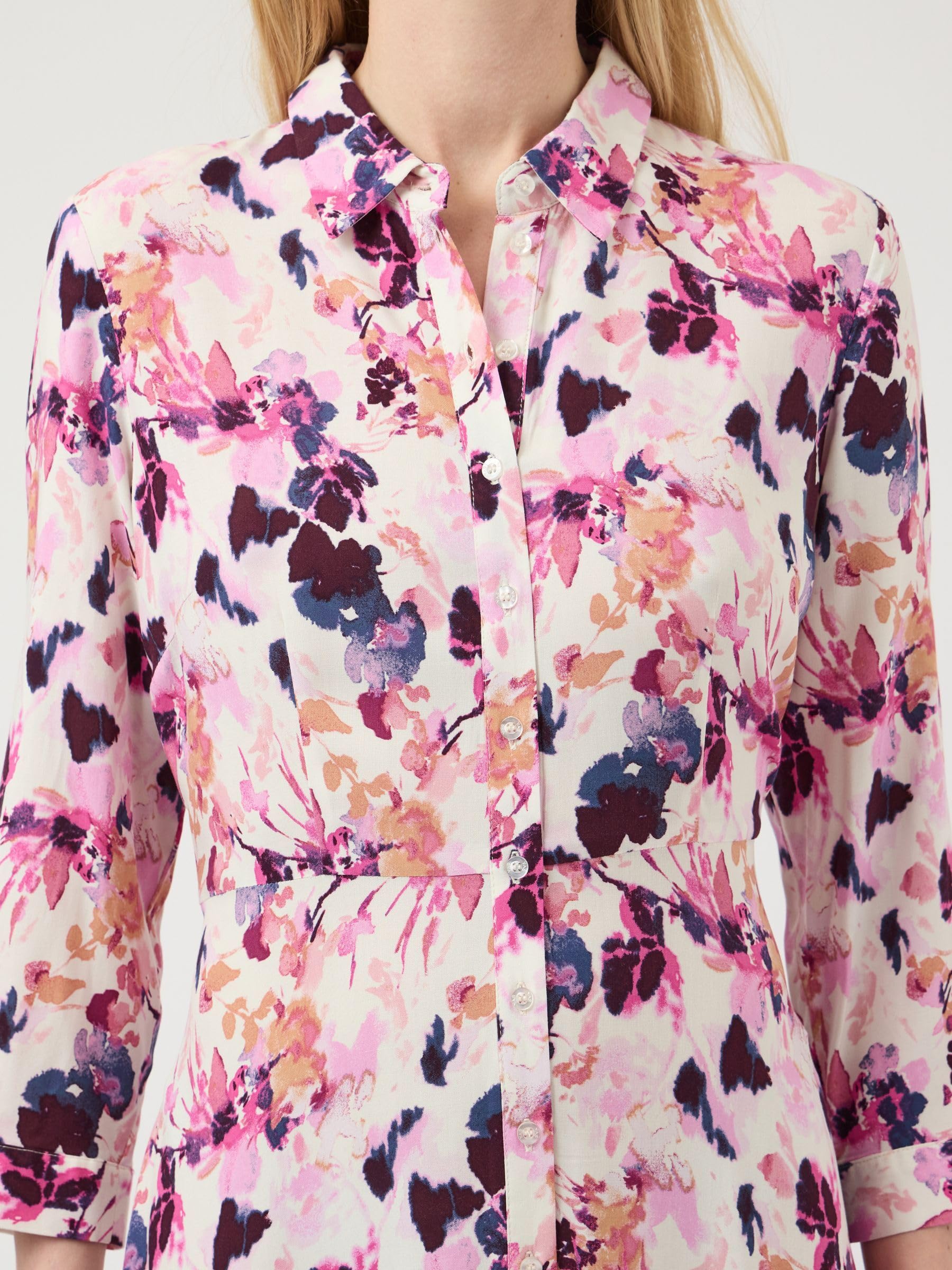 YAS Damen Yassavanna Long Shirt Dress S. Noos