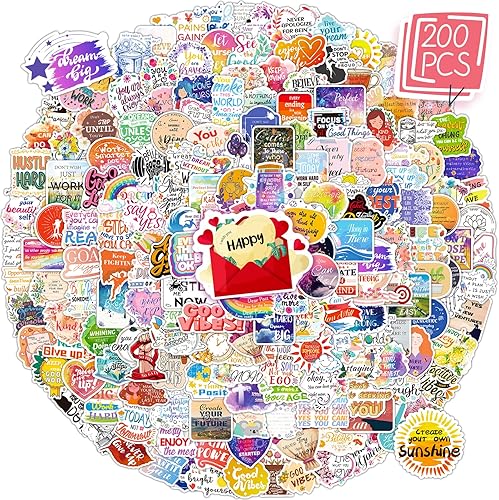 Miniatura 8 de 150 calcomanías bohemias para botellas de agua, calcomanías de vinilo impermeables, lindas calcomanías para laptop, teléfono, diario, álbum de
