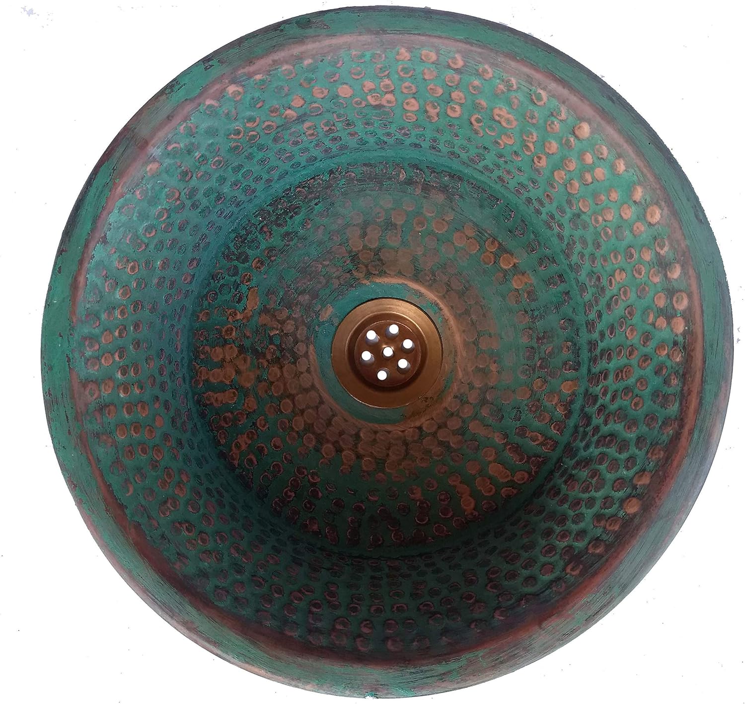 Copper Green Patina Bathroom Sink