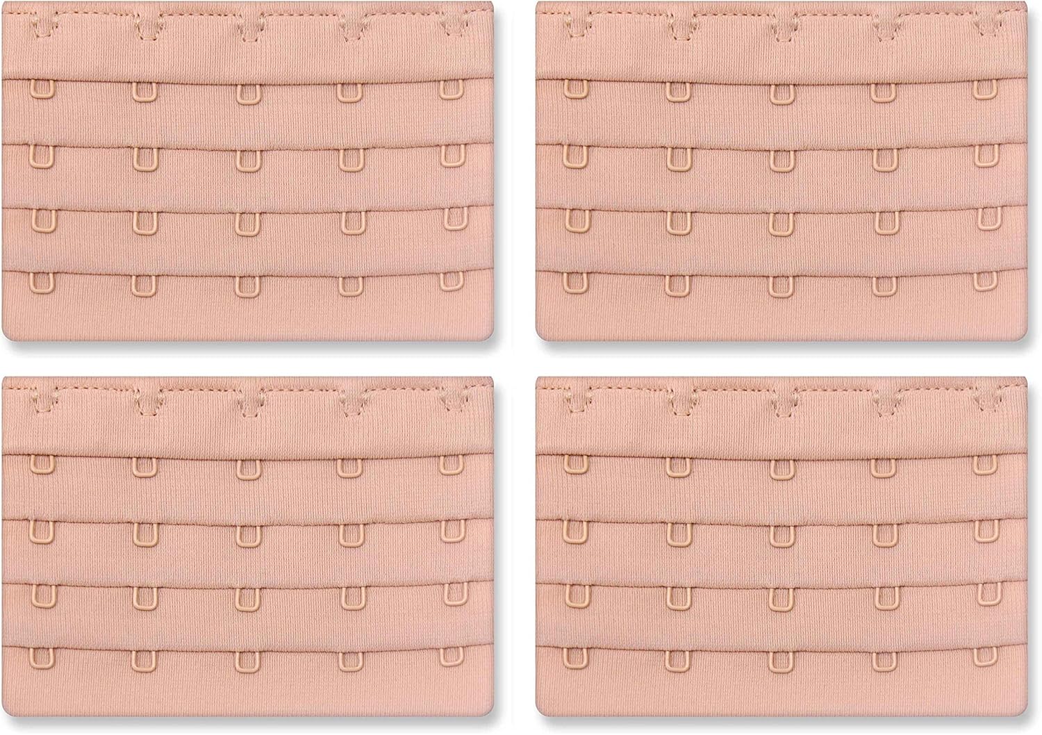5 Hook Bra Extenders Quality Comfortable Bra Extension for Women Beige