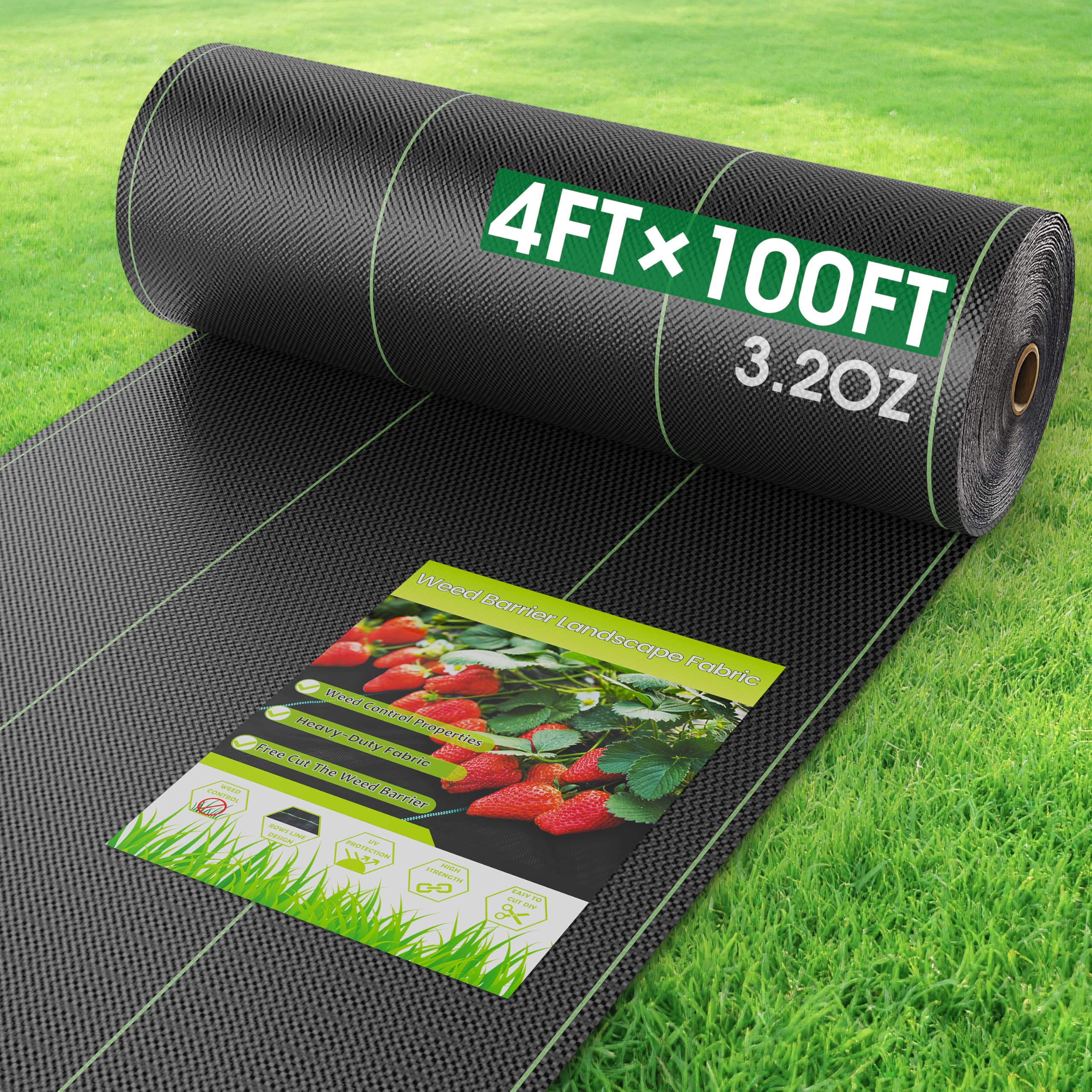 VZNEK 4x100FT Weed Barrier