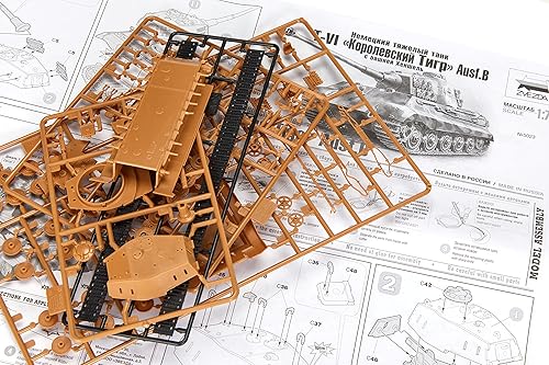 Miniatura 3 de Zvezda 5023-172 Tanque pesado de torreta alemana King Tiger Ausf B Henschel (napa)