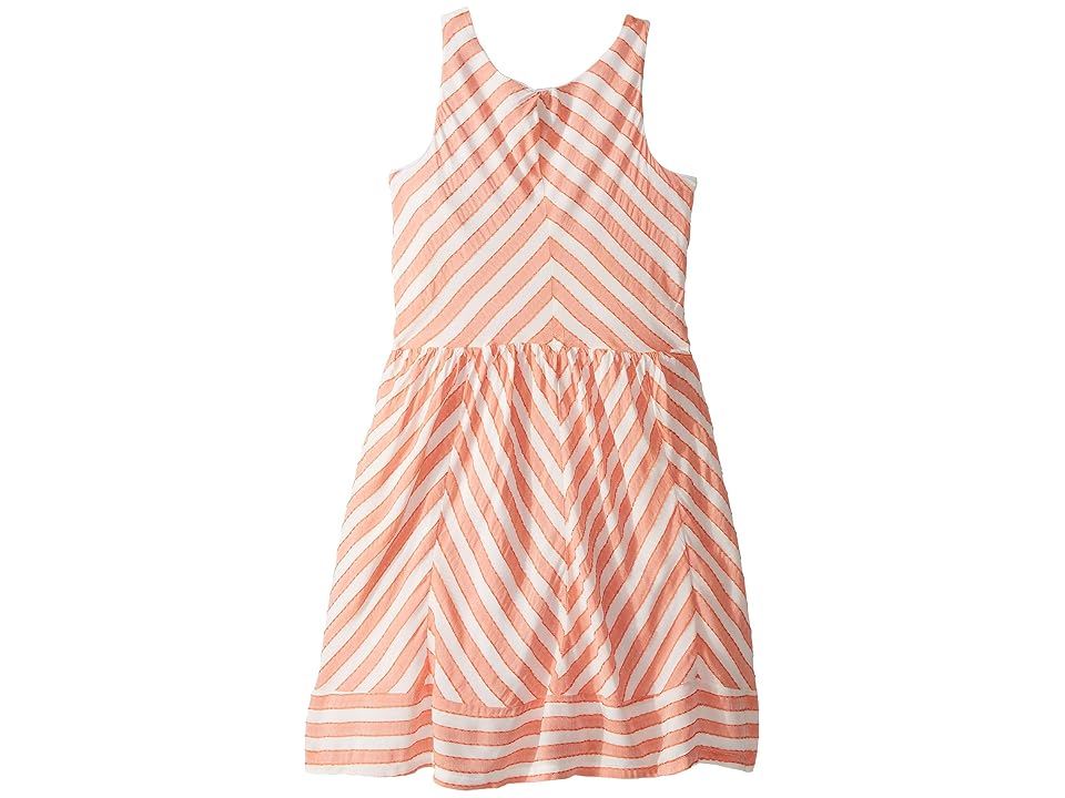 

fiveloaves twofish Moanni Dress (Little Kids/Big Kids) (Orange) Girl's Dress
