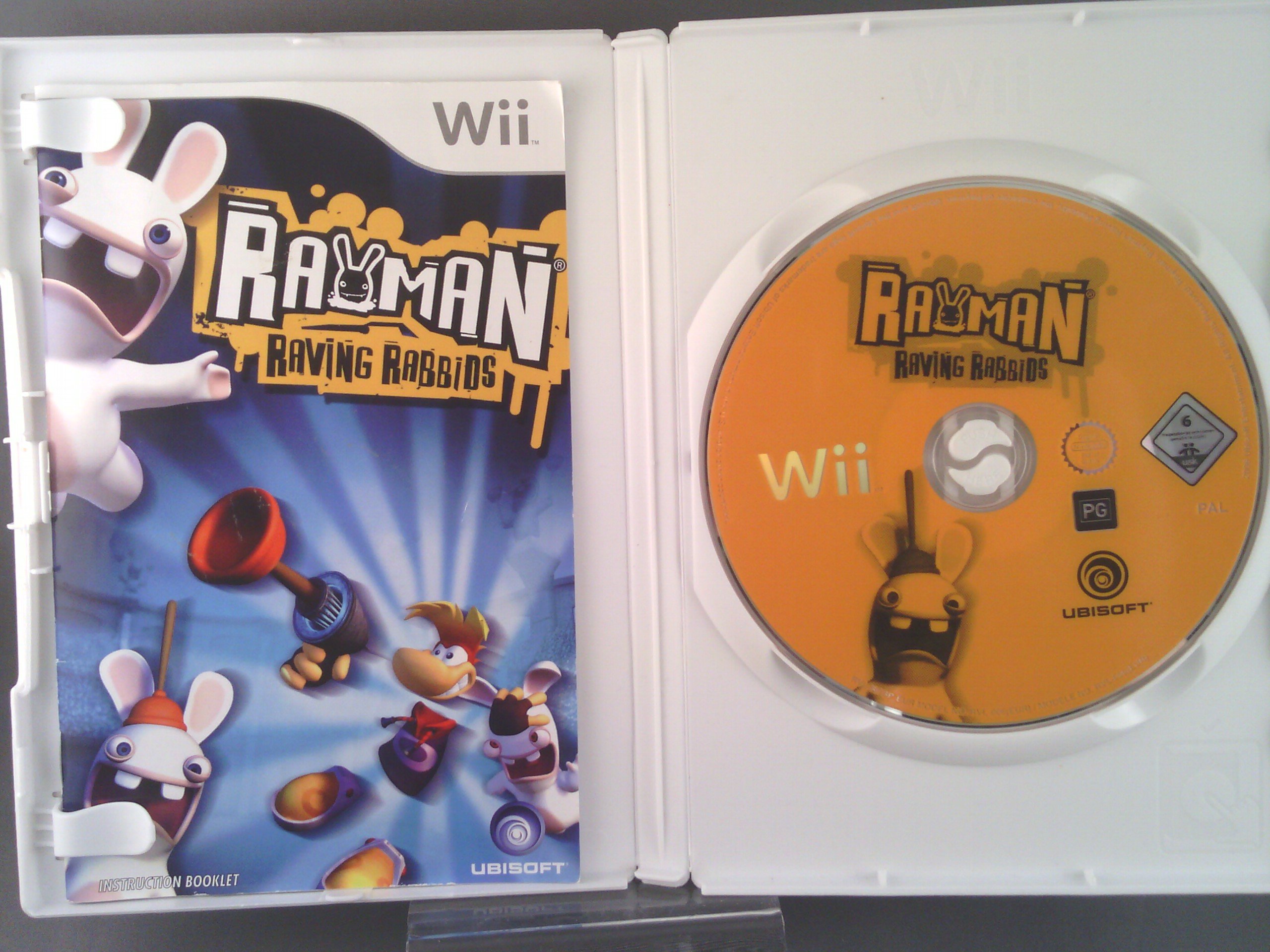 Ubisoft Rayman Raving Rabbids, Wii - Juego (Wii, Nintendo Wii)