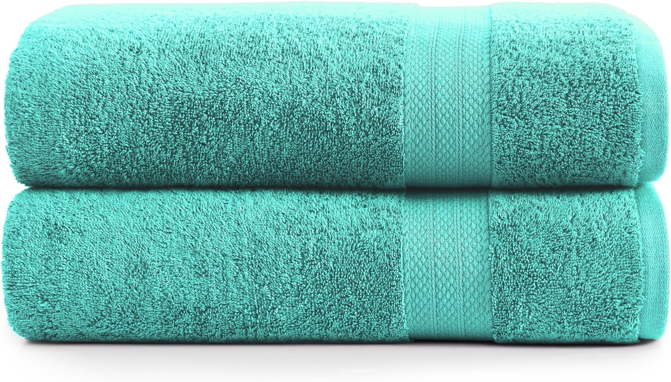 LANE LINEN Bath Sheets 2 Pack 100% Cotton Extra Large Bath Towels, Oversized Bath Towels, Luxury Bath Towels Large Bathroom Set, Shower Towels Bath Towel Sets for Bathroom, 35x66 - Teal | Cotton Bath Towels Large - Generously Sized, Oversized & Roomy, Lightweight & Breathable, Fade-Resistant Color