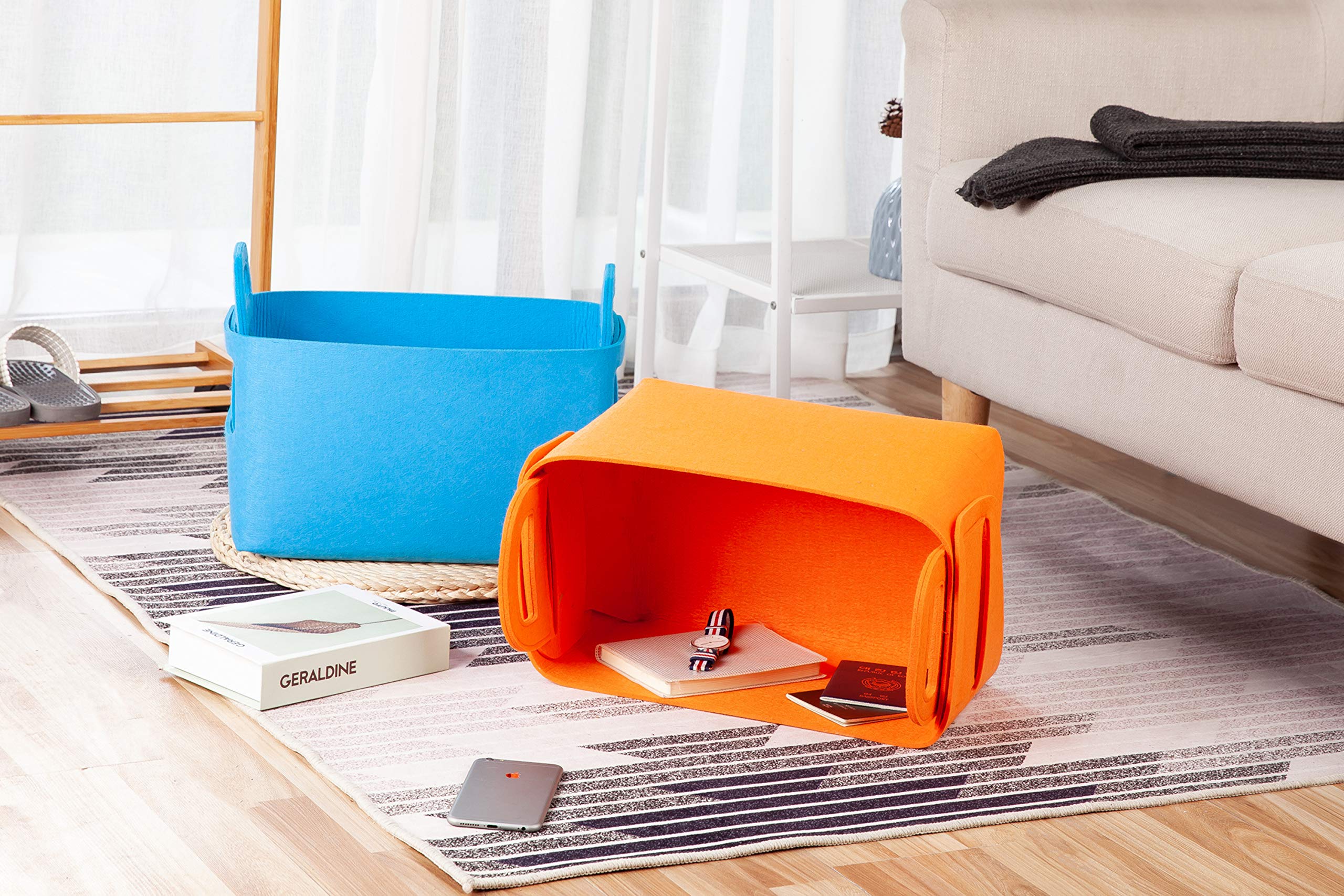 Amazon.com - Minoisome Storage Basket Felt Storage Bin