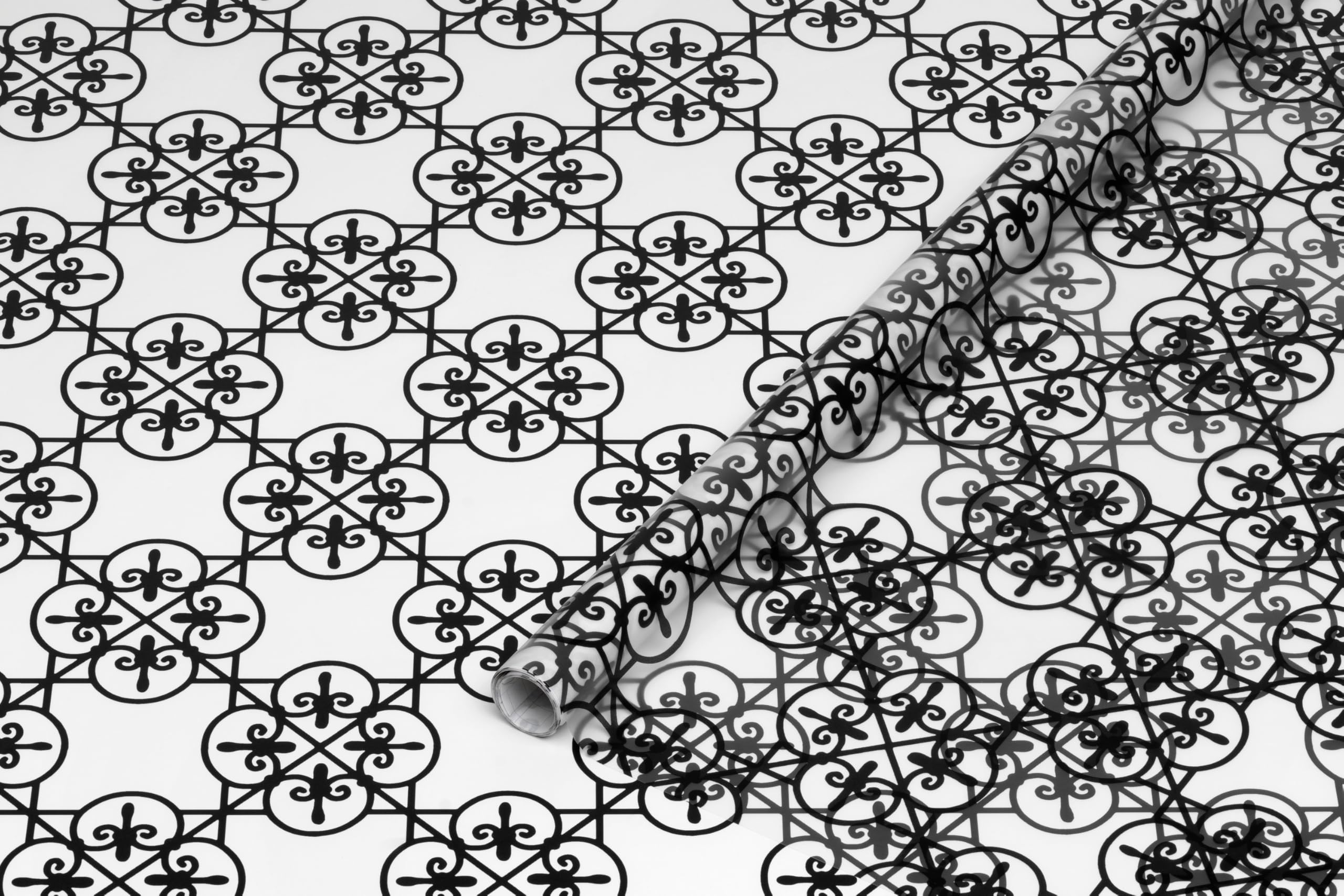 D-C-Fix Recinto Window Film Privacy – 67,5Cm X 1,5M – Static Vinyl Films For Glass Windows With A Modern Geometric Design – Self-Adhesive, Opaque, Frosted, Decorative For Bathroom, Home & Kitchen