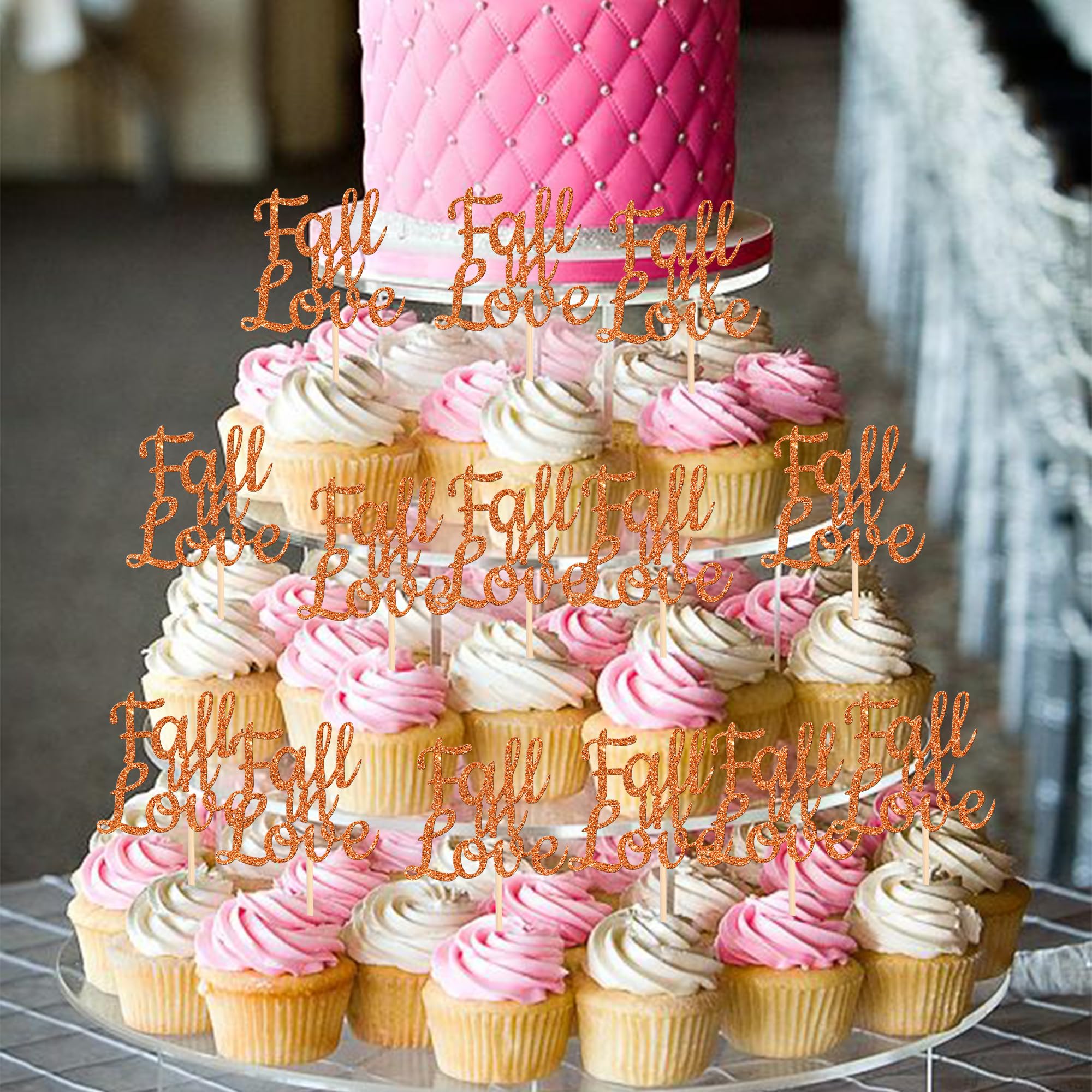 Adornos Despedida Soltera Boda Adornos Diamante Para Cupcakes - 36 Unidades Brillantes Para Bodas Y Fiestas Decoración Postres Azul