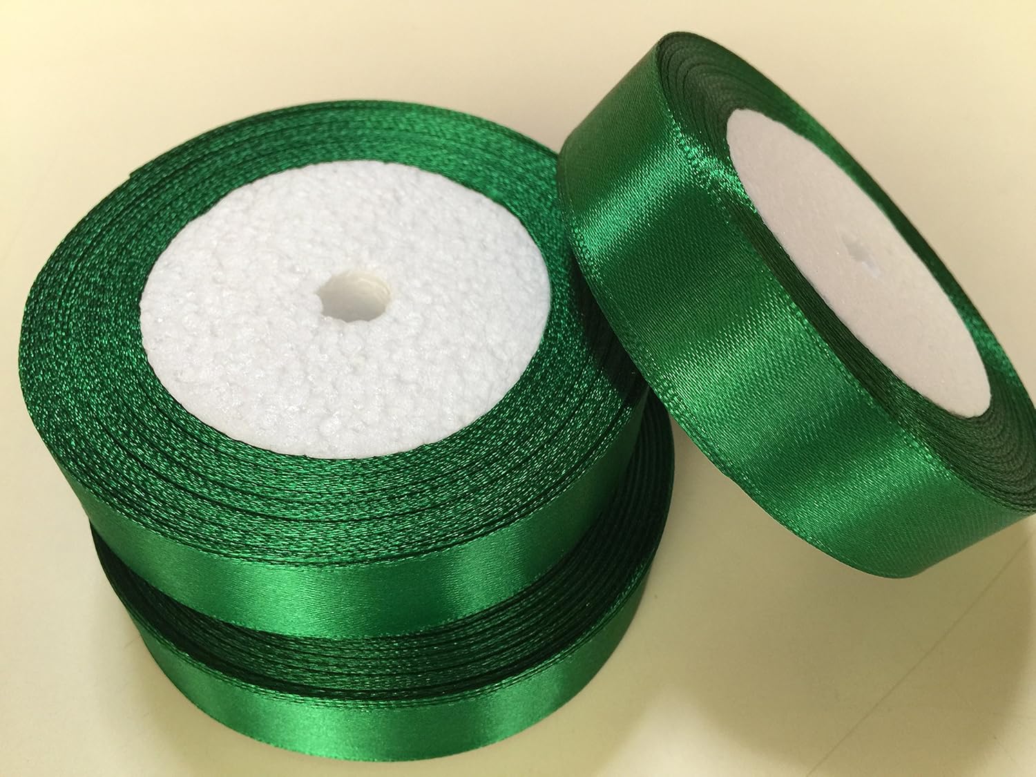 Amazon Co Jp リボンセレクト リボン サテンリボン 幅mm 長さm 緑 ホビー