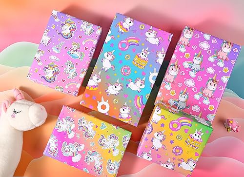 Miniatura 8 de Sikiweiter Papel de regalo para videojuegos, papel de regalo de videojuegos, 8 hojas de papel de regalo de cumpleaños y Navidad para niños y niñas,