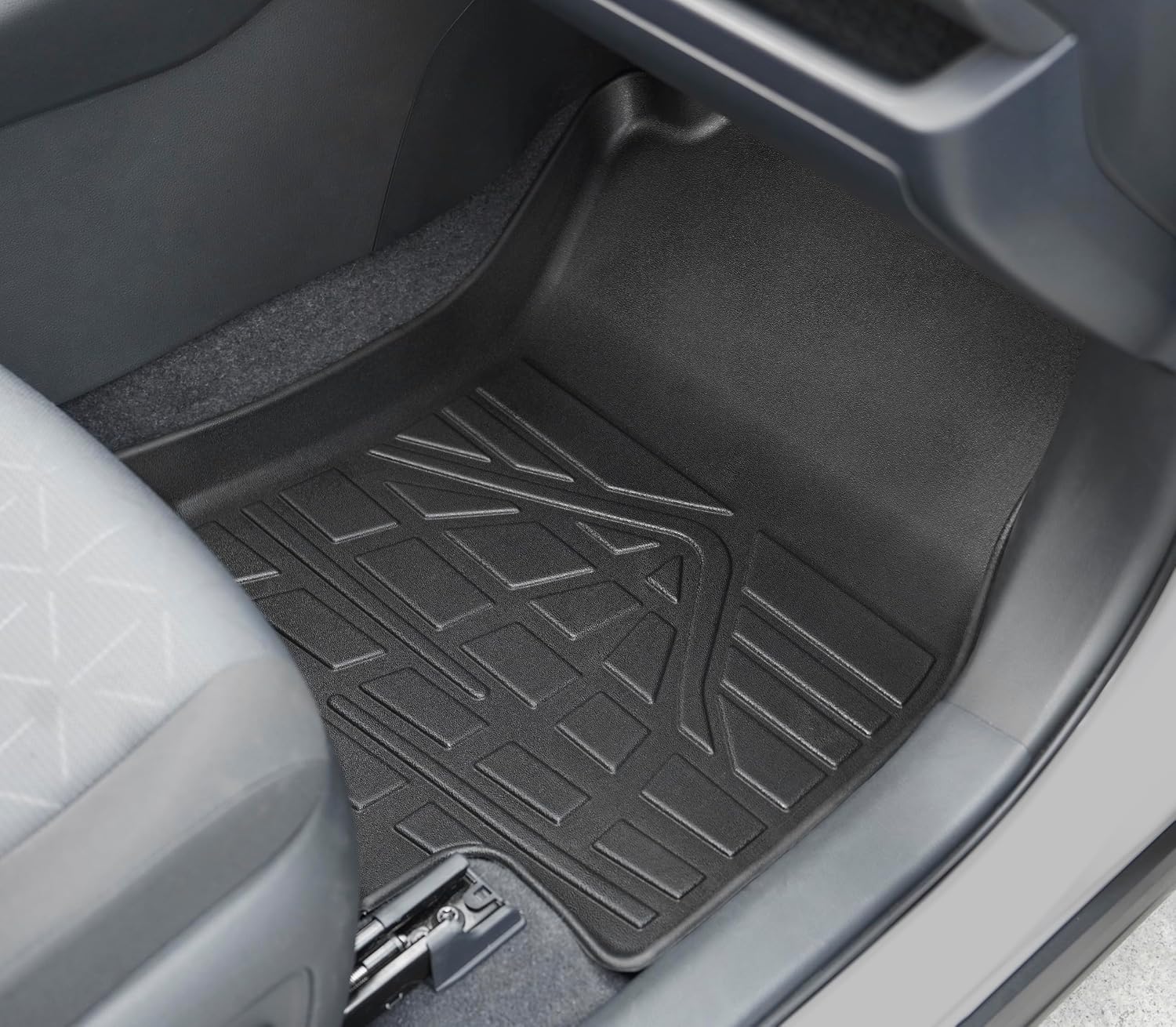 KARPAL Floor Mats Fit for Toyota RAV4 2019-2025 (Include Hybrid), Custom Fit All Weather TPE Floor Liners, 1st & 2nd Row Mat, RAV4 Accessories
