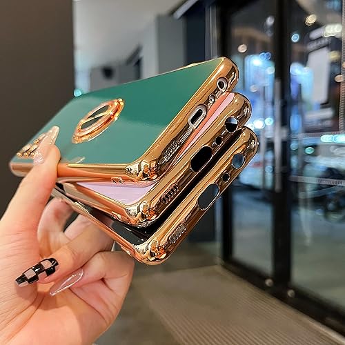 Miniatura 3 de ZTOFERA Funda compatible con Samsung Galaxy A53 5G, funda galvanizada antiarañazos con soporte de anillo de 360, funda suave y flexible de TPU a