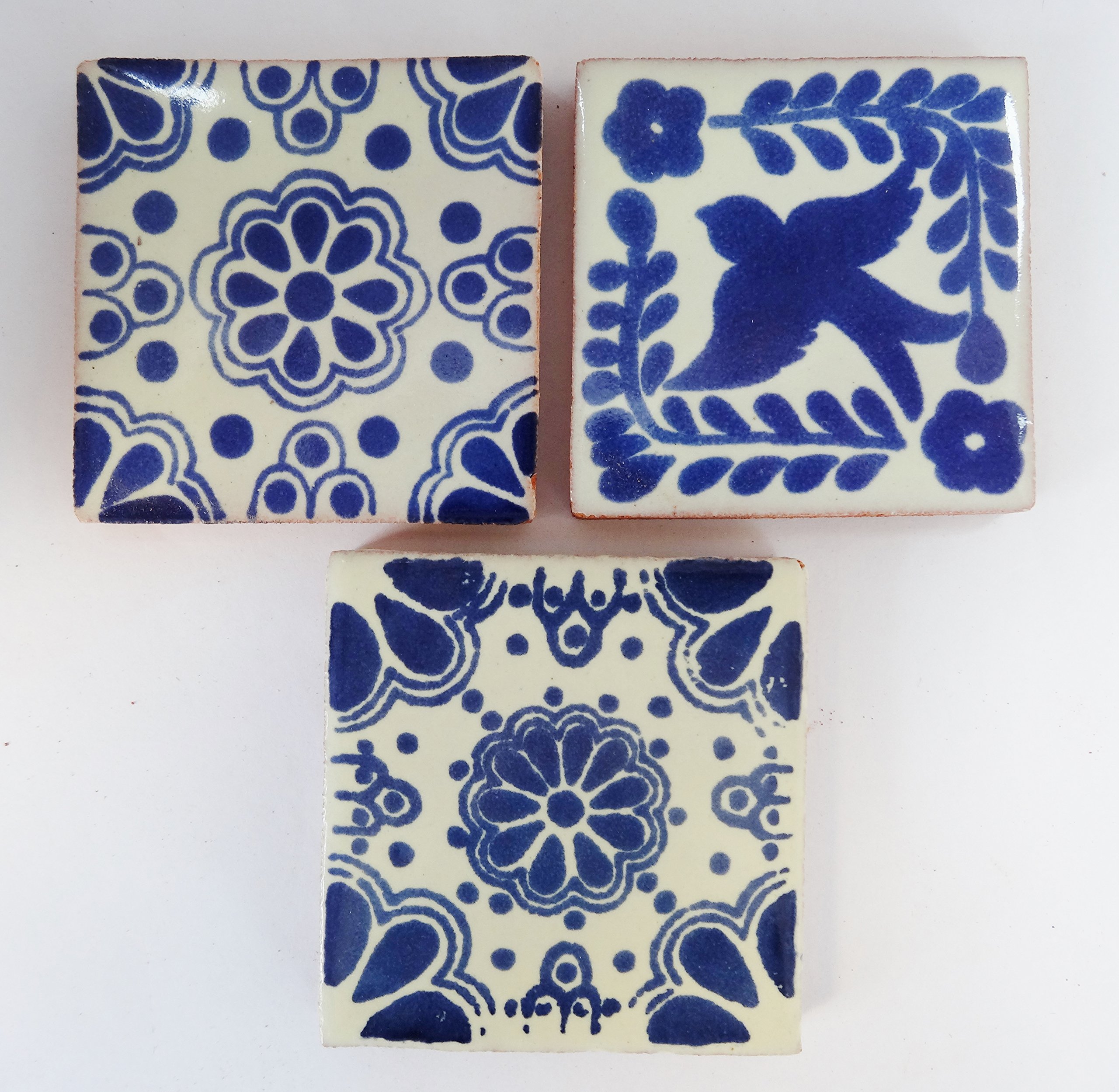 Piastrelle Talavera Messicane Fatte A Mano - 36 Pezzi 10.5cm, Design Colorato Per Pareti