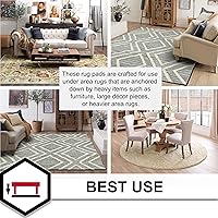 Vista 4 de Mohawk Home Almohadilla de alfombra de 5 x 7 pies 3/8 pulgadas, cojín protector 100% fieltro, comodidad prémium bajo los pies, almohadilla solo