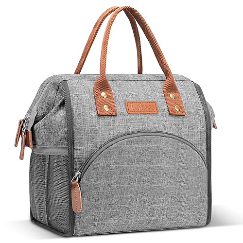 LOKASS Insulated Lunch Bag for Women & Men - Reusable