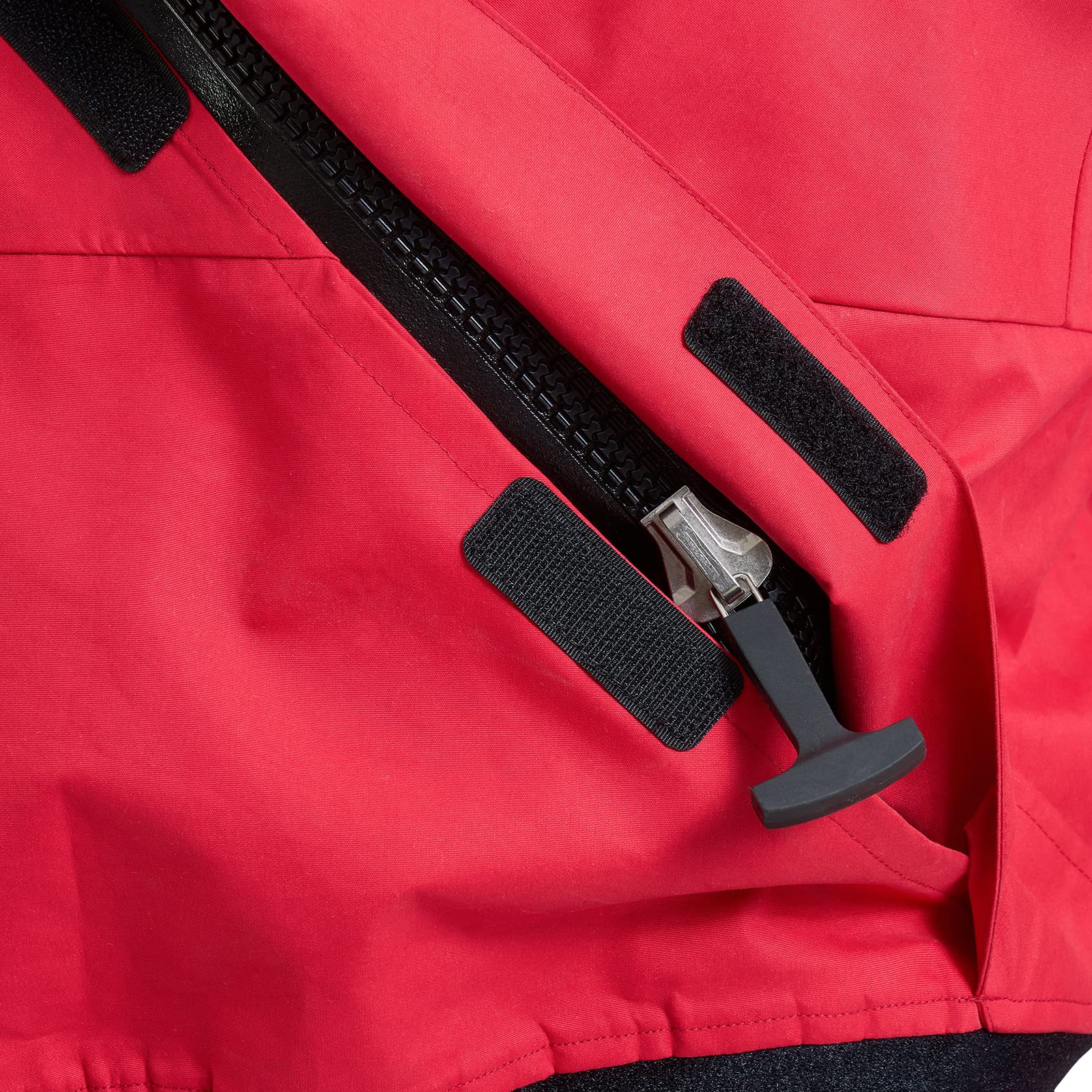 Trajes secos para hombres en agua fría, kayak, remo de aguas blancas, impermeable, rojo
