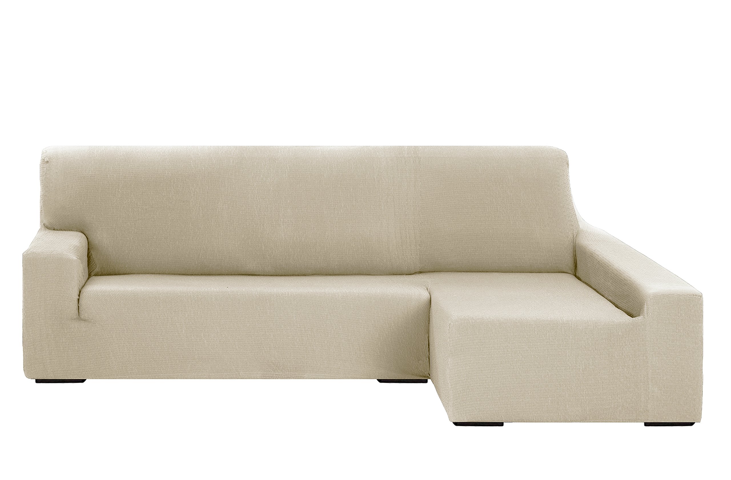 Martina Home Tunez Funda Chaise Longue Brazo Derecho Marfil (Visto de Frente) OEKO-TEX STANDARD 100