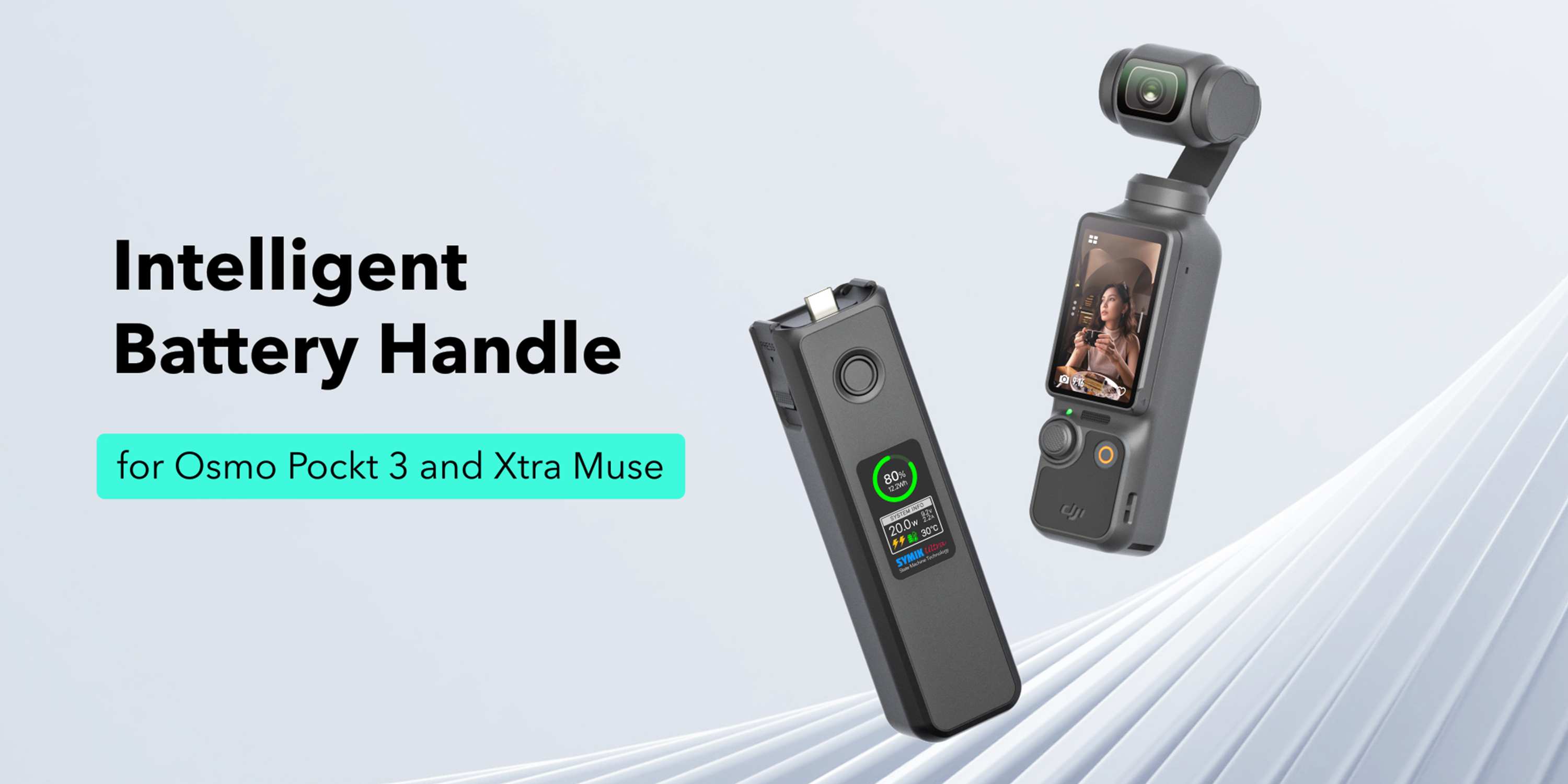 Amazon.com : SYMIK Intelligent Battery Handle for DJI Osmo Pocket