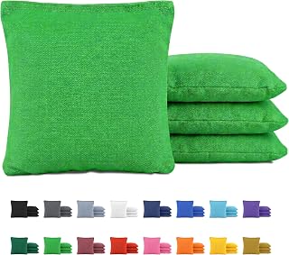 GoSports Classic Cornhole Bean Bags Set of 4-16 Colors Available - Regulation All Weather, Mix and Match