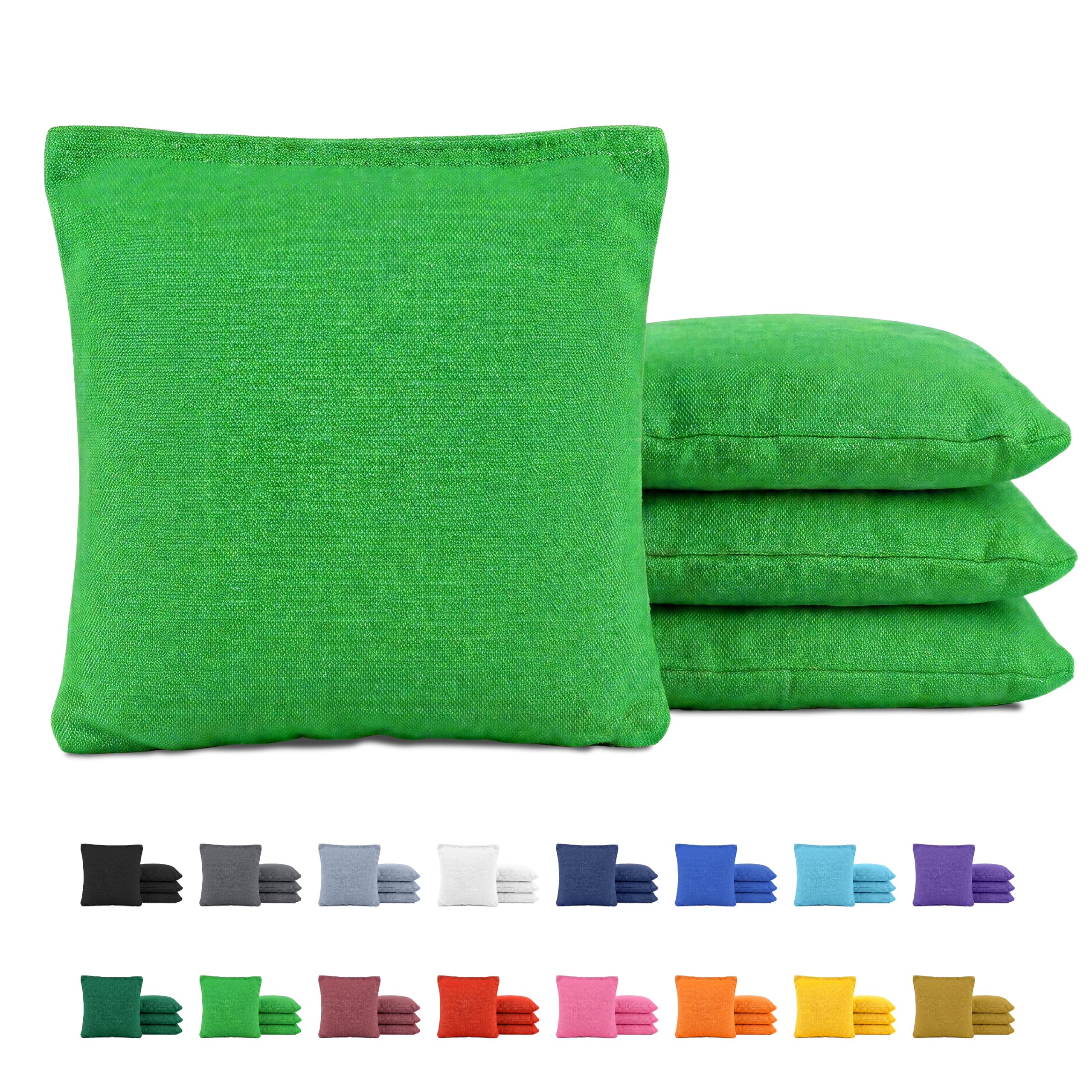 GoSports Classic Cornhole Bean Bags Set of 4-16 Colors Available - Regulation All Weather, Mix and Match