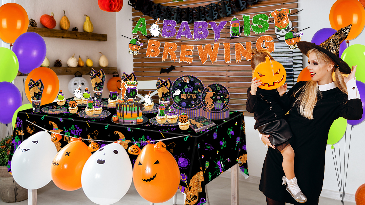 STAMPABILE Halloween Bevi Segno Di Streghe Per Baby Shower O Addio Al  Nubilato Gotico Strega Halloween, image size:1280x720