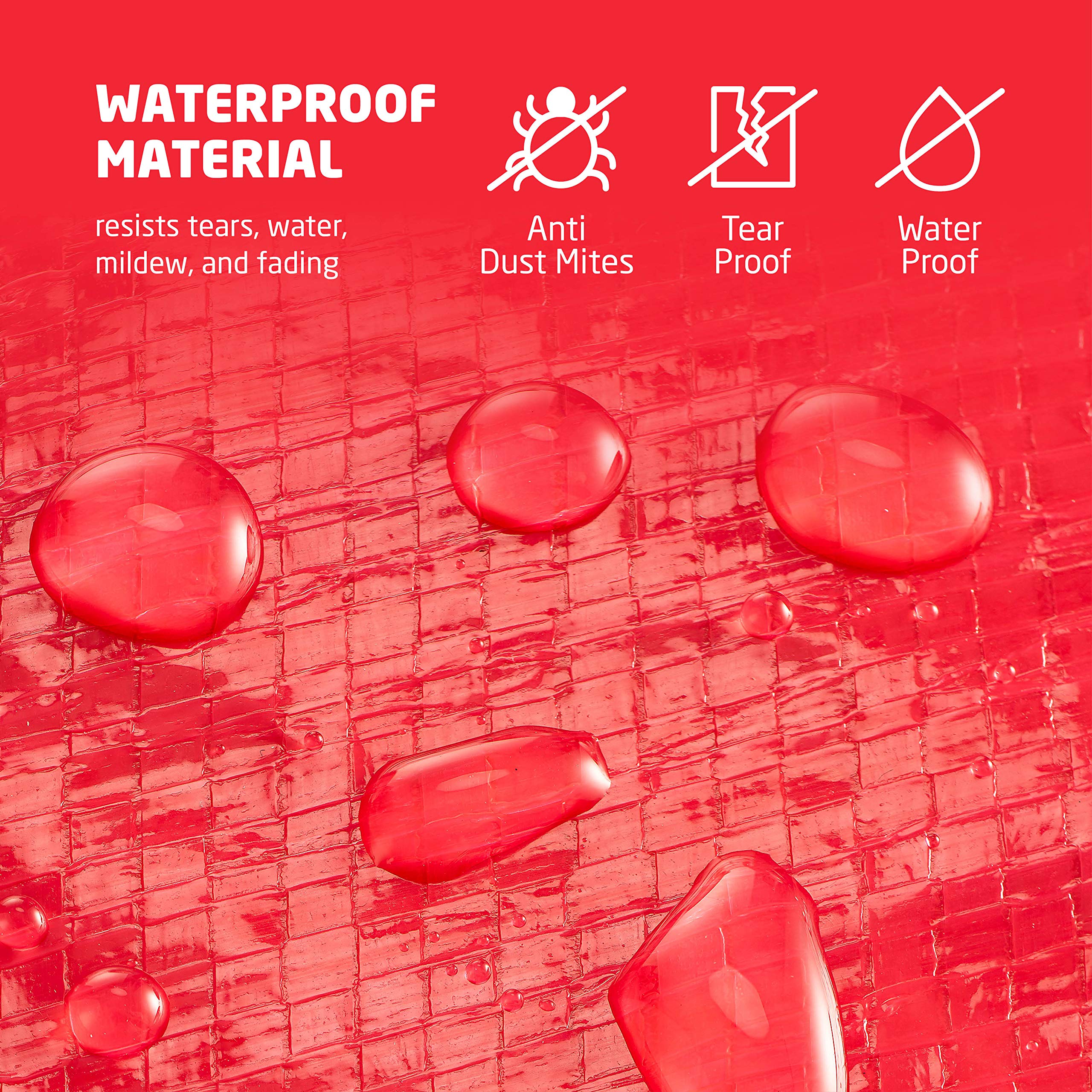 Zober Upright Tree Storage Bag for Christmas Trees of 9ft. Tall, Tree Bag Is Tear Proof Polyethylene; Comes With Drawstring Hem, Zipper, And Carry Handles, Waterproof Material Protects From Dust & Moisture