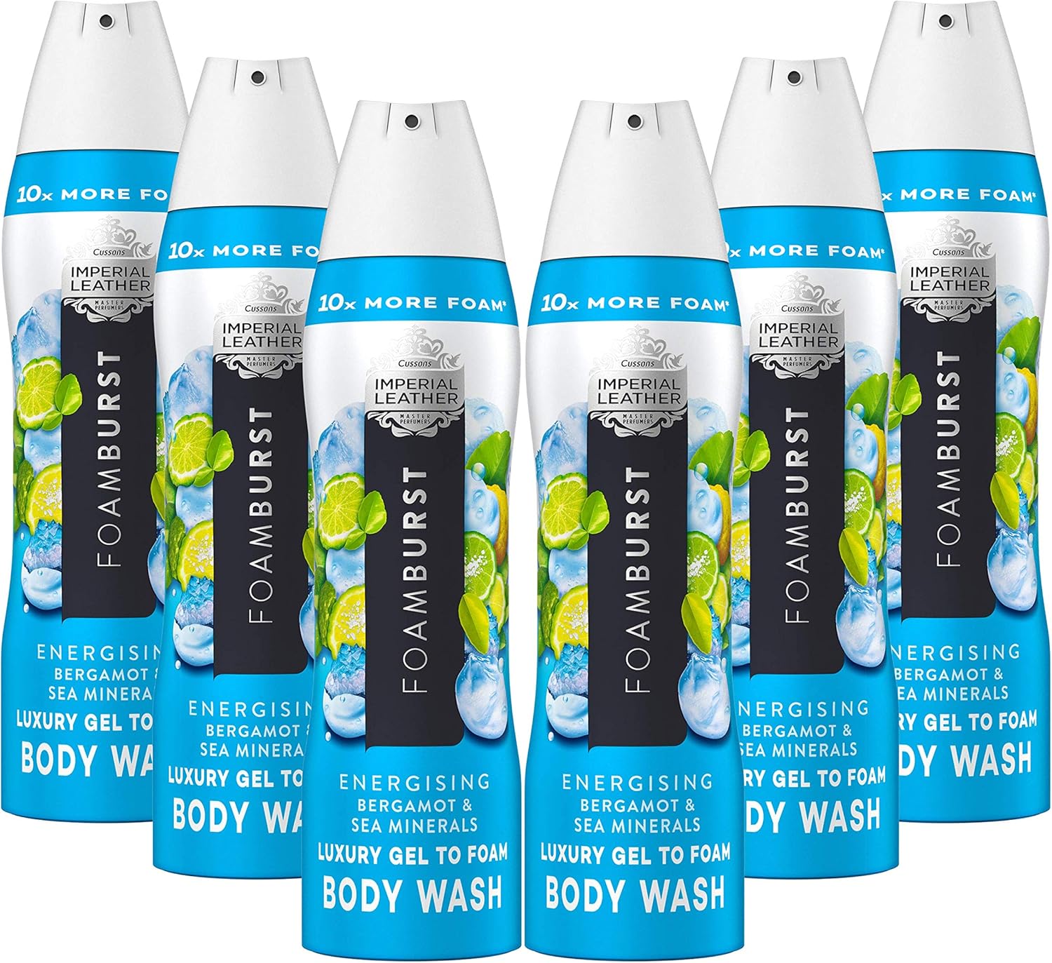 Imperial Leather Foaming Body Wash, Bergamot & Sea Minerals Foamburst