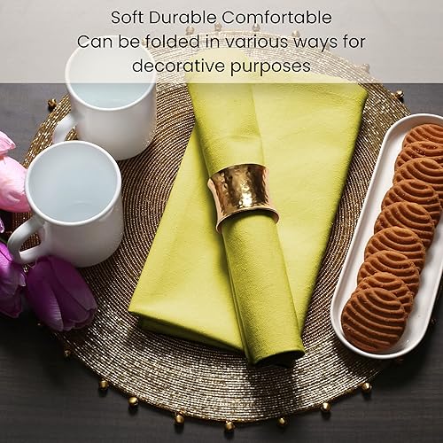 Miniatura 5 de Cotton Clinic Servilletas de Tela para Cena  Servilletas de Mesa Perfectas para Uso Diario  Suaves Durables Lavables  Ideales para Fiestas Bodas